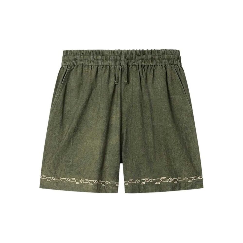 Marant Men Zilan Shorts With Embroidery